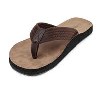 riemot Men's Flip Flops, Comfort Beach Sandals with Non-Slip Sole, Lightweight Thongs Shoes with Arch Support, Summer Casual Slippers for Pool, Shower, and Holiday Wear, UK 13