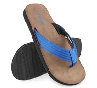 riemot Men's Flip Flops, Comfort Beach Sandals with Non-Slip Sole, Lightweight Thongs Shoes with Arch Support, Summer Casual Slippers for Pool, Shower, and Holiday Wear, UK 11