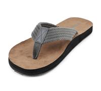 riemot Men's Flip Flops, Comfort Beach Sandals with Non-Slip Sole, Lightweight Thongs Shoes with Arch Support, Summer Casual Slippers for Pool, Shower, and Holiday Wear, UK 10