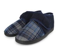 riemot Men's Warm Home Slippers Adjustable Comfort Memory Foam Slippers
