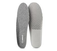 riemot Merino Wool Insoles Warm Sheepskin Insoles for Men Moisture-Wicking Cushioned Inserts with Shock Absorption Soft Comfort Inner Soles for Snow Boots Winter Shoes Slippers Grey 8UK/42EU