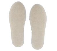 riemot Sheepskin Insoles for Women Men, Lambswool Insoles for Winter Boot Work Shoes Wellies, Warm Fluffy Winter Wool Shoe Inner Soles for Replacement, Thick Comfort Shoe Insole, White, UK 4