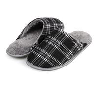 riemot Unisex Warme Plüsch Hausschuhe Weiche Pantoffeln Mule, Style 3, 6.5 UK