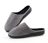 riemot Unisex's Warm Haushaltsschuhe Slippers Loafer, Women's Grey, 7 UK