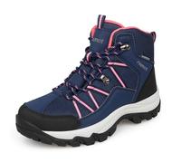 riemot Walking Boots Womens, Mid Breathable Hiking Boots, Slip-Resistant Waterproof Footwear, Suitable for Outdoor Travel Navy 7 UK