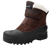 riemot Women's Men's Snow Boots, Waterproof Winter Boots for Dog Walking Hiking