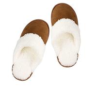 riemot Women's Slippers Memory Foam Fluffy Comfort Slippers Winter Warm Indoor House Shoes Browm EU 40-41