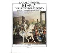 Rienzi, der Letzte der Tribunen WWV 49 Richard Wagner Vocal Score Opera Schott M