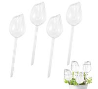 Rieoany 4 Pack Tulip Waterer Self Watering Devices, Plant Watering Globes for Slow Release Water for Plants, 190ml Automatic Water Systems for Outdoor Plants, Garden, Pots, Planters
