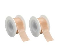 Rieoany Hydrocolloid Blister Prevention Roll Tape, Reusable Hydrocolloid Dressing Bandages for Feet Heels, 2 Rolls 2CM x 100CM for Hiking Sports Parties Daily Wear