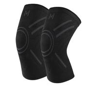 Rieoany Sports Knee Pads, Breathable Elastic Knee Brace, Anti-Slip, Kneecap Sleeve, Joint Protection for Women and Men Running, Basketball, Skipping Rope, Badminton(1 Pair, XL)
