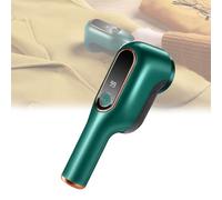 RIEONA 2024 New Lint Remover Electric Lint Remover Rechargeable, Intelligent Digital Display Lints Shaver, Scrubbeeze Fabric Shaver for Clothes, Sweater, Couch, Blanket, Wool (Color : Green)