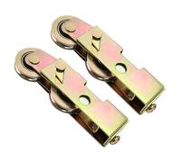 Rierdge 2 Pcs Sliding Patio Door Tandem Roller Assembly Sliding Door Roller Replacement for Sliding Glass Door Screen Door, 1-1/4” Steel Ball Wheel Bearing