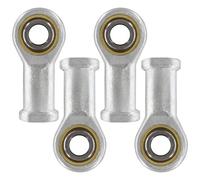 Rierdge 6mm Inside Dia Rod End Bearing Self Lubricating, M6 x 1.0 Female Thread Connector Joint, SI6T/K Rod End Ball Bearing, 4 PCS