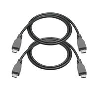 Riertostng Micro USB Charging Data Cable, 0.5M/1.6FT 2.0 Male to Male With OTG Feature, Compatible With Cell Phone, Tablet, MP3 Player, Game Controller, Headset