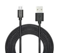 Riertostng Micro USB Dashcam Power Cable 11FT, USB A Male to Micro USB Male Power cord 24AWG, Power Only, Not Compatible with Garmin Devices