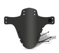 Riesel Design 1 Piece Mountain Bike Mudguard Polyethylene Mudguard with Cable Clamps/Stylish Mudguard and Modern Mudguard for All Bike Sizes - 2023/24 (Carbon)