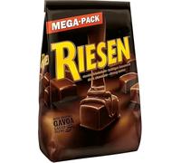 Riesen Dark Chocolate Chewy Toffee 900g | Imported German Candy | Rich Dark Chocolate Covered Caramel | Individually Wrapped