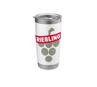 Riesling Vine Vintage Wine Drinker and Vintner Grape Design Stainless Steel Insulated Tumbler