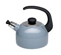 Riess 0543-065 Whistling Kettle, Enamel, Gray