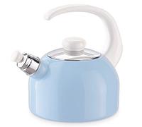 Riess 0543-116 Whistling Kettle, Enamel, Blue