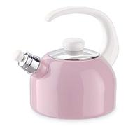Riess, 0543-117, Flute Kettle Plus, Classic- Pastell ROSA, Capacity 2 litres, 3-fold Enamelled, Enamel, Pink, Induction