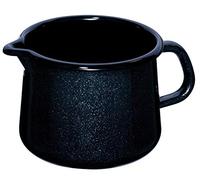 RIESS 0672-009 Sippy Pot Nouvelle Black Magic Extra Strong Diameter 12 cm Height 10.8 cm Capacity 1 Litre Enamel Black Induction