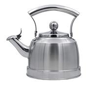 Riess 1852-360 Comfort Whistling Kettle, Stainless Steel, Silver