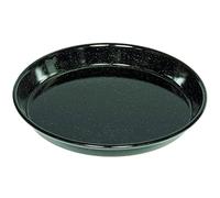 Riess, 0649-022, Pizza Tray 32, Classic - Baking Dishes, Diameter 32 cm, Height 3.3 cm, Enamel, Black, Induction