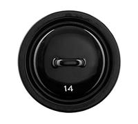 Riess Classic - Giants and Dwarfs Lid, Diameter-14 cm Black