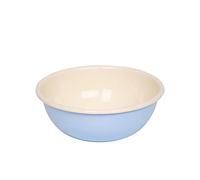 Riess, 0305-006, Kitchen Bowl 18, Classic - Colourful/Pastel, Colour: Blue, Diameter 18 cm, Height 6.6 cm, Capacity 1 Litre, Enamel, Induction