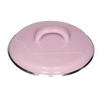 Riess Classic - Household Articles Colour/Pastel Lid with Chrome Rim, Diameter-12 cm Pink
