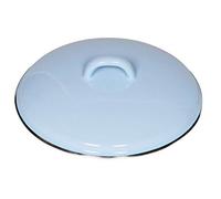 Riess Classic - Household Articles Colour/Pastel Lid with Chrome Rim, Diameter-18 cm Blue