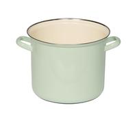 Riess Classic - Household Articles Colour/Pastel Pot with Chrome Rim Diameter 22 cm Light Green