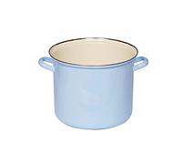 Riess Classic - Household Articles Colour/Pastel Pot with Chrome Rim Diameter 24 cm Blue