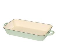 Riess Classic - Household Articles Colour/Pastel Rectangular Baking Dish, Diameter- 37/22 Nile Green
