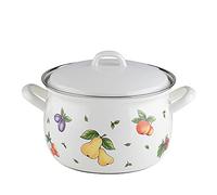 Riess Fruit Garden Stock Pot with Lid Diameter Approx. 20 cm, 3.5 L, Multi-Colour