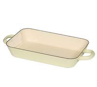 Riess - Frying pan - Casserole Dish - Oven Dish - Enamel - Yellow - 29 x 18 cm