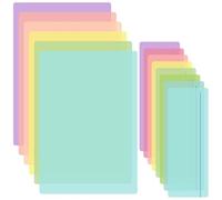 rietegio 14Pcs Dyslexia Overlays Overlays for Reading Dyslexia Coloured Overlays for Dyslexia Reading Ruler for Students to Reduce Visual Stress and Dyslexia Aids to Increase Reading Comfort and Speed