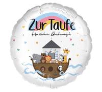 Riethmüller Premium Foil Balloon for Christening 45 cm Suitable for Helium Riethmüller Party Decoration Giant Balloon