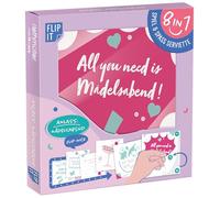 Riethmüller Serviettes Girls' Evening 33 cm x 33 cm, Pack of 12, Printed on Both Sides - Large Paper Napkins with 8 Interactive Fun Motifs for Girls' Night Out and Celebrations - Table Decoration