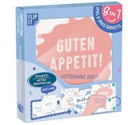 Riethmüller Serviettes Nice Dinner 33 cm x 33 cm, Pack of 12, Printed on Both Sides - Large Paper Napkins with 8 Interactive Fun Motifs for Dinner & Dinner - Table Decoration