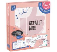 Riethmüller Serviettes Talkative Together 33 cm x 33 cm, Pack of 12, Printed on Both Sides - Large Paper Napkins with 8 Interactive Fun Motifs for Social Rounds - Table Decoration