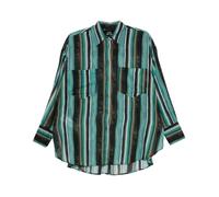 Rieti Camicia Mussola, female, PINKO, Shirts, Green, S, Blouses & Shirts S