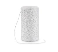 Rietlow® Cotton Twine 200m -Food-Grade Kitchen String - Butcher’s Cord for Cooking, Trussing, Baking, Grilling and Crafting - Craft Twine - Natural Cotton Cord (White)
