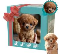 Rietoiu 2026 New My Realistic Robot Puppy,Interactive Electronic Plush Puppy Toy，ealistic Robots Puppy, Can Walk, Bark & Wag Its Tail, Interactive Lifelike Pet for Children & Adults (Brown)