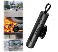 Rietoiu Breeker Brand Glass Breaker,2024 New Safehammer Glass Breaker,Breeker Safety Device,Car Window Breaker and Seatbelt Cutter,Car Underwater Window Breaker,Emergency Window Breaking Tool (Black)