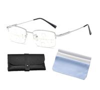 Rietoiu Libiyi Intellireaders,Outfany Intellireaders,Hilipert Intelligent Reading Glasses,2024 New Titanium Progressive Far And Near Dual-Use Reading Glasses (Silver, 2 x)