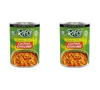 RIFCo Organic Spanish Chickpea Casserole, 6 x 400 g Cans - Spanish-Style Dish with Chickpeas, Tomatoes, Peppers, Onion, Chilli, Garlic & Parsley (Pack of 2)