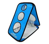 Rife By American Golf Chipping Net - Indoor/Outdoor Portable Practice Net with Target Holes & Carry Bag, Lightweight Short Game & Wedge Training Aid - Blue